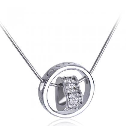 Heart Pendant Necklace- Heart Enclosed..