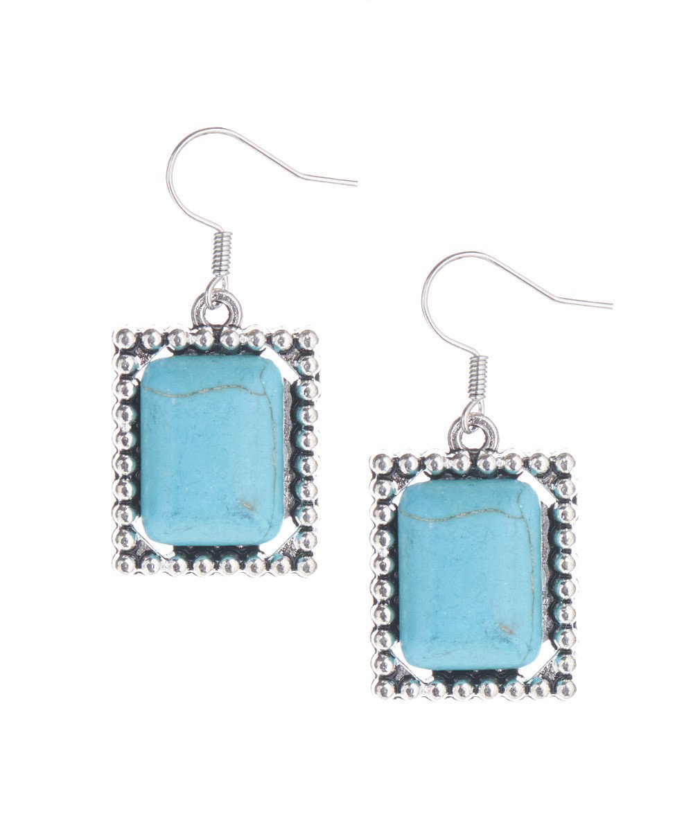 Fortune's Blue Melody Turquoise Retro Earring